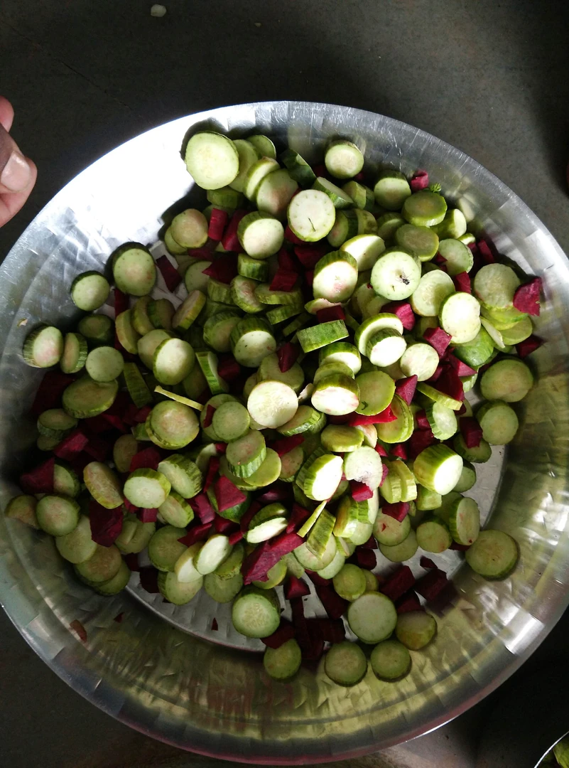 भारतीय शैली का हरा सलाद